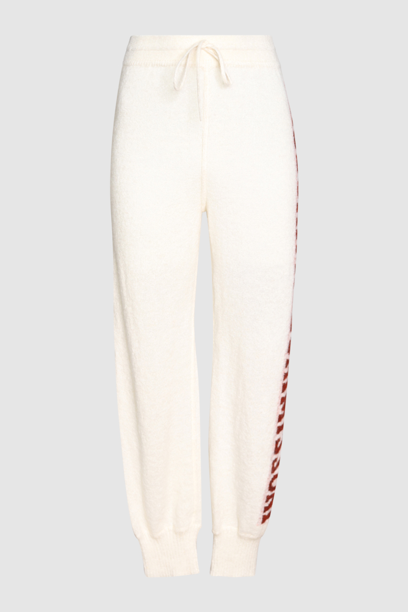 Alpaca Graphic Print Pants