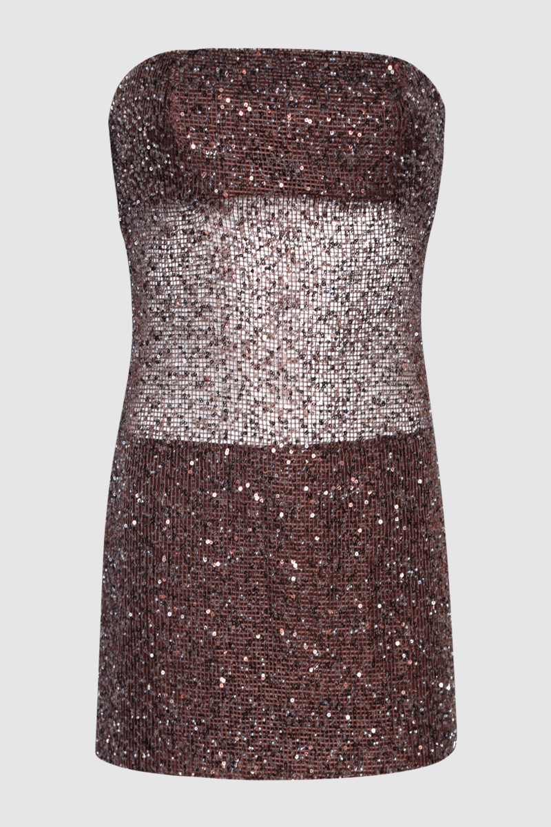 Lisa Sequined Mini Dress