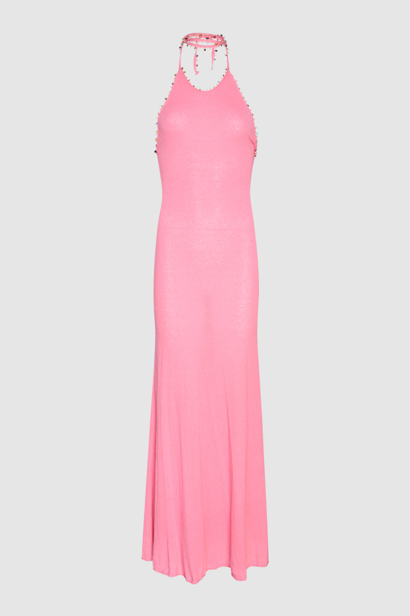 Beach Quartz Halter Lycra Dress