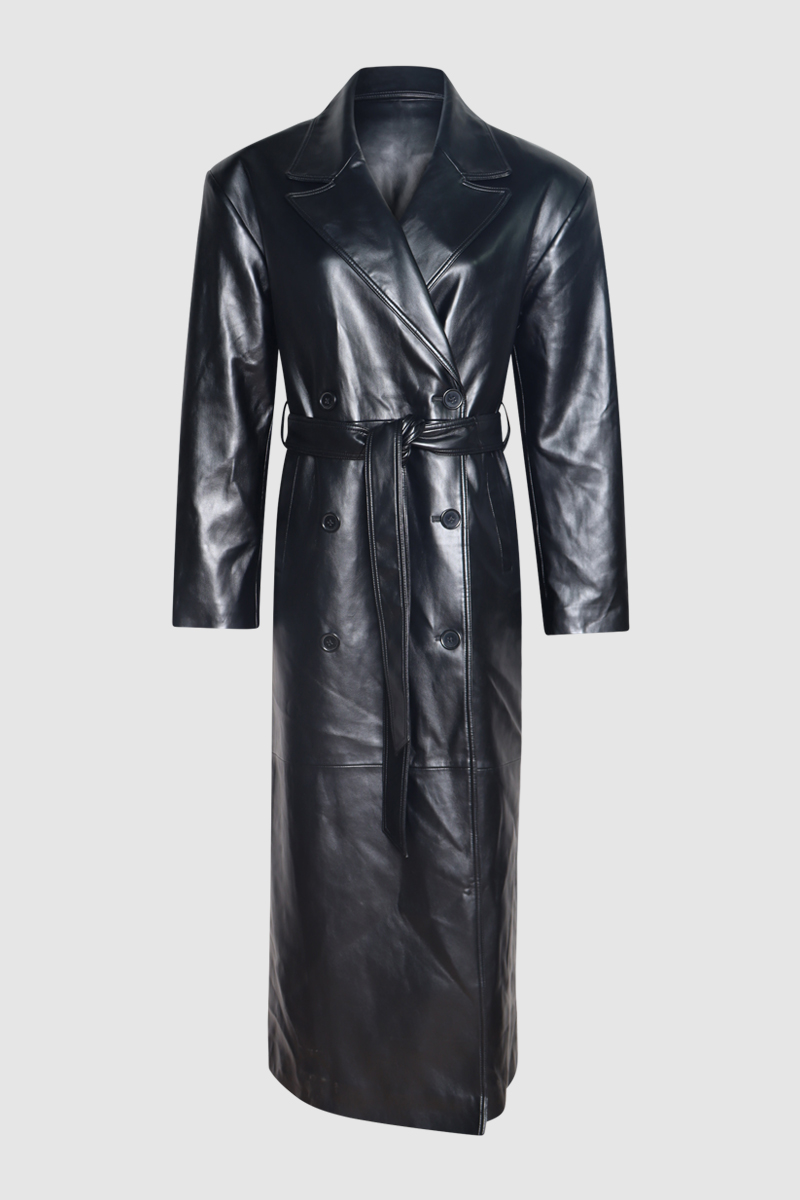 Tina Faux Leather Jacket